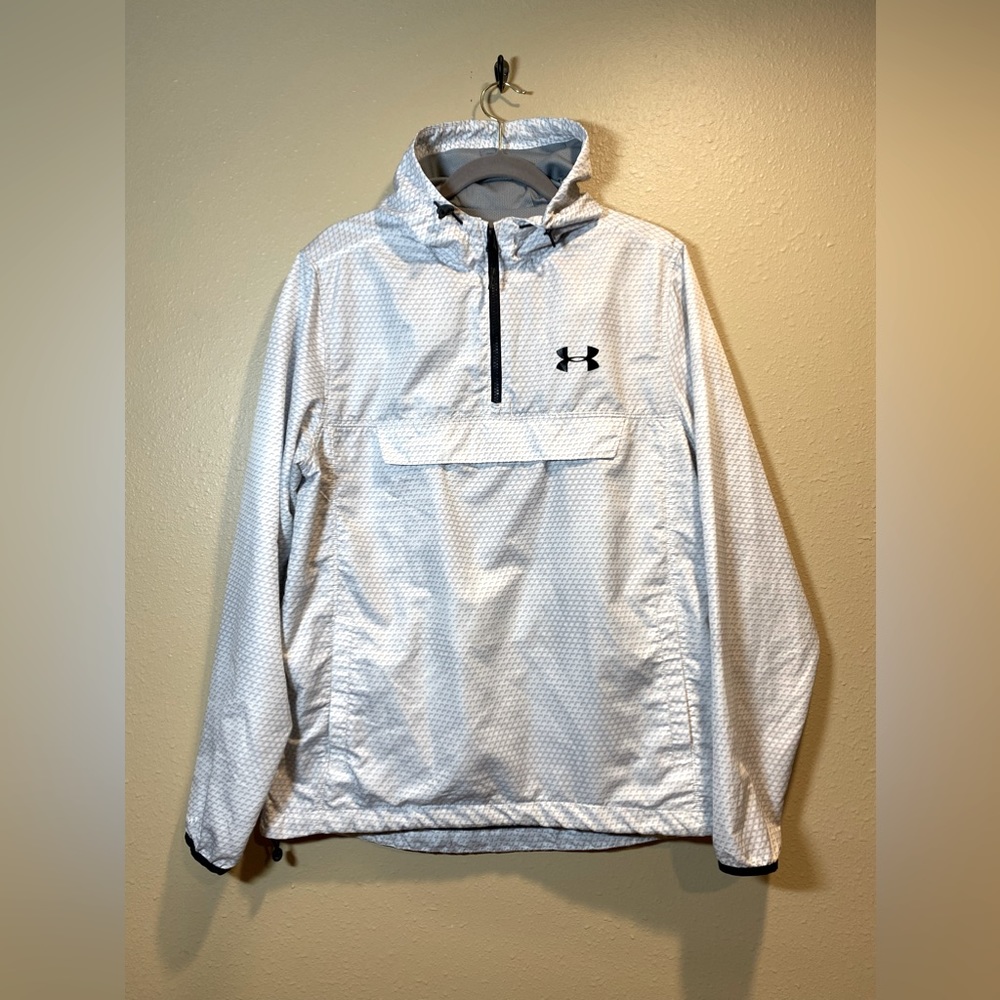Under Armour lightweight cool fit hybrid hooded pullover jacket